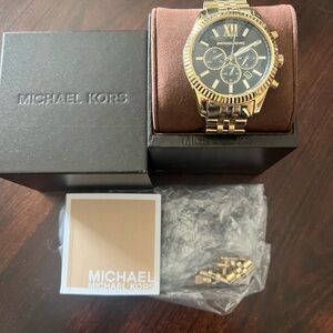 Michael Kors Men's Watch in Gold and Black